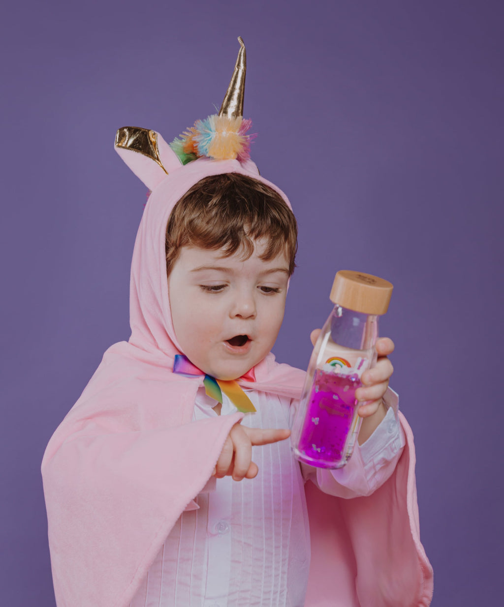 Bottiglia sensoriale Move Magic rainbow