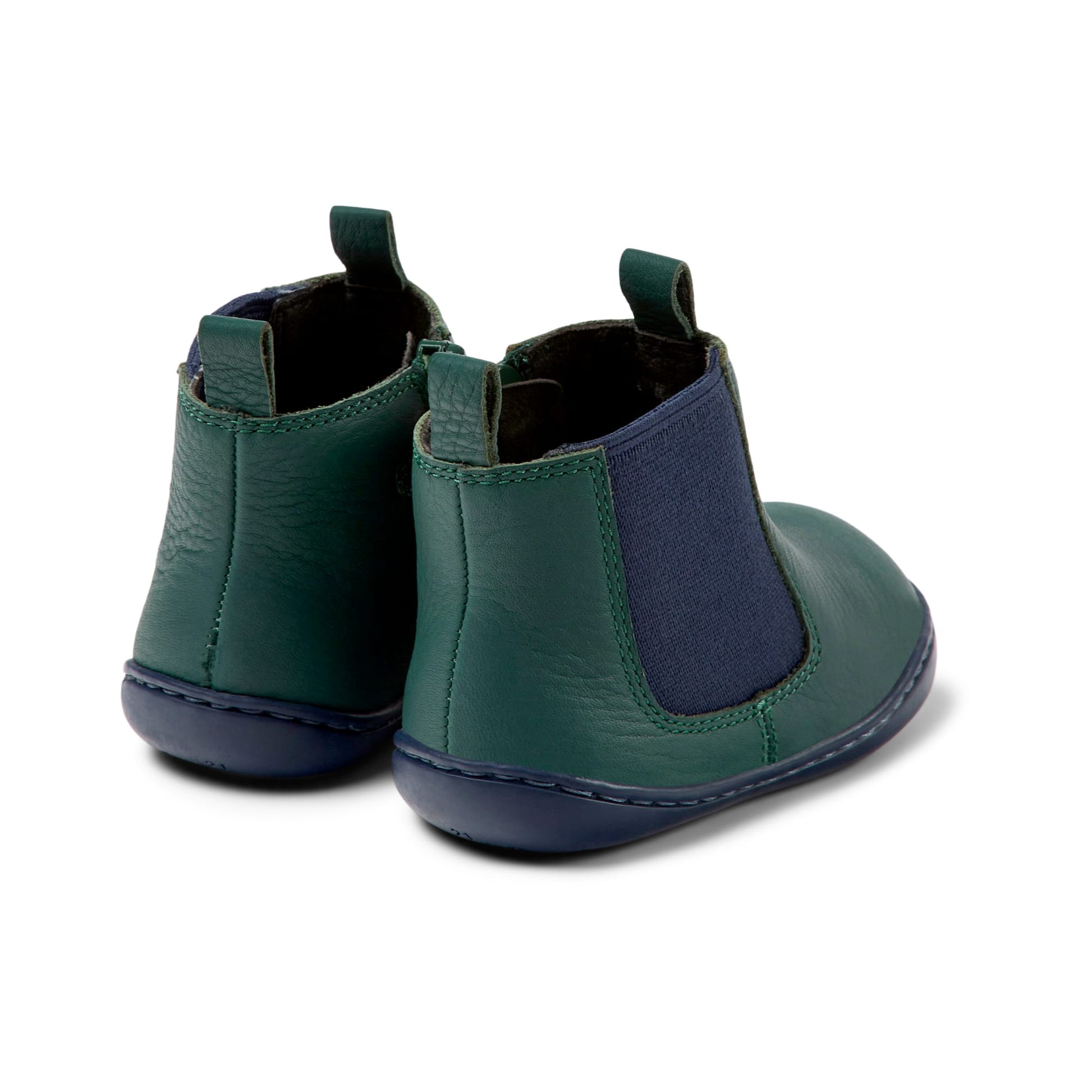 Stivaletto in pelle verde, Camper primi passi