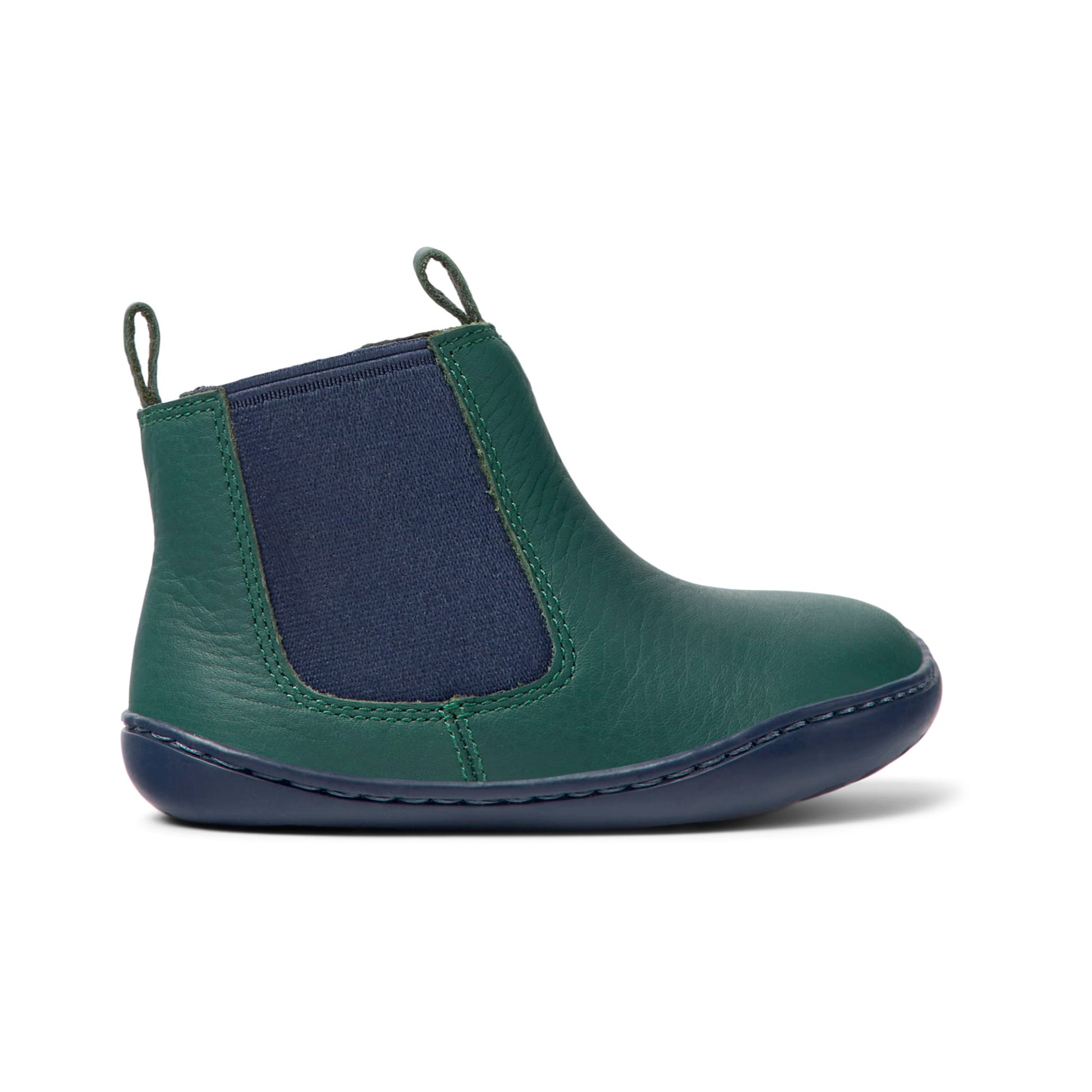 Stivaletto in pelle verde, Camper primi passi