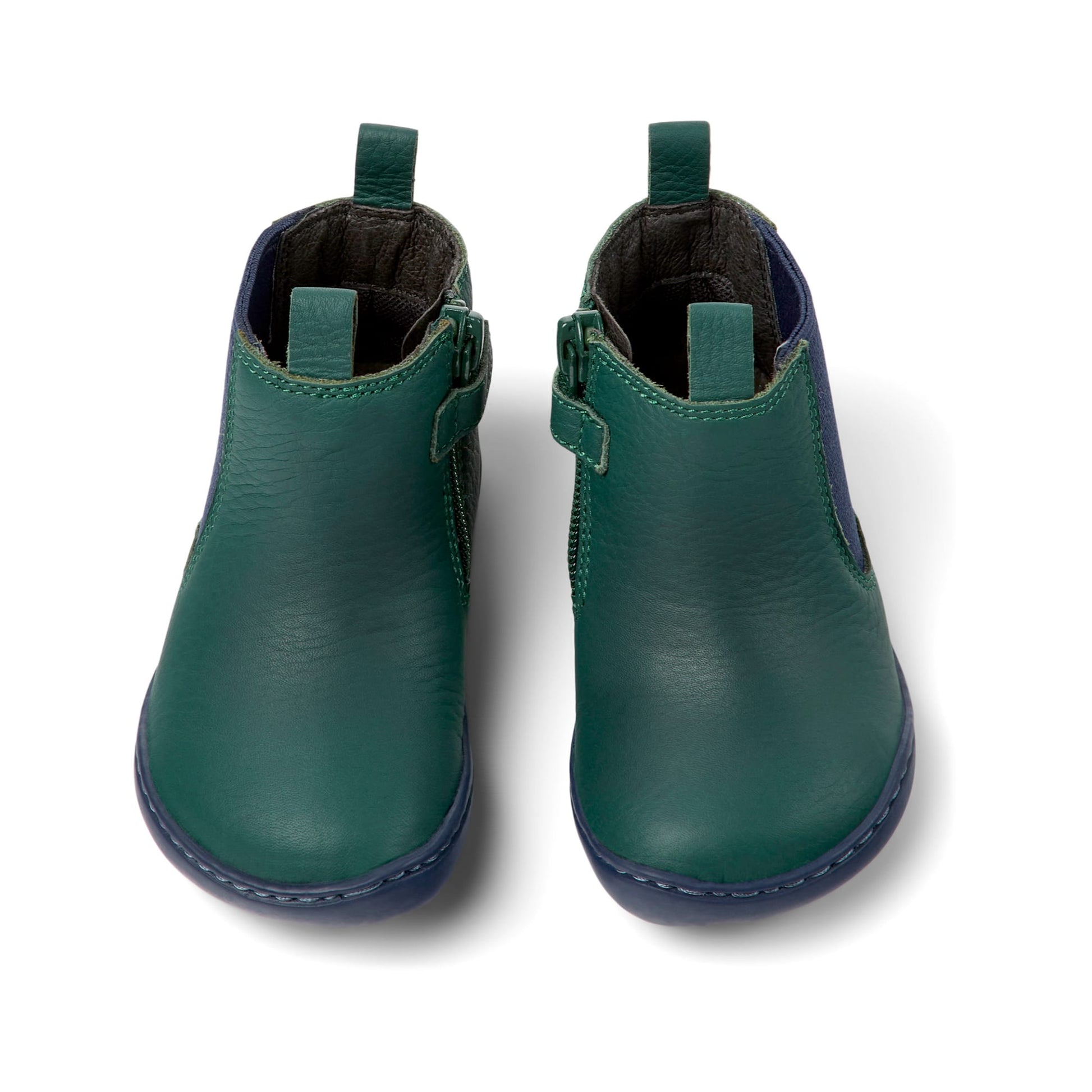 Stivaletto in pelle verde, Camper primi passi