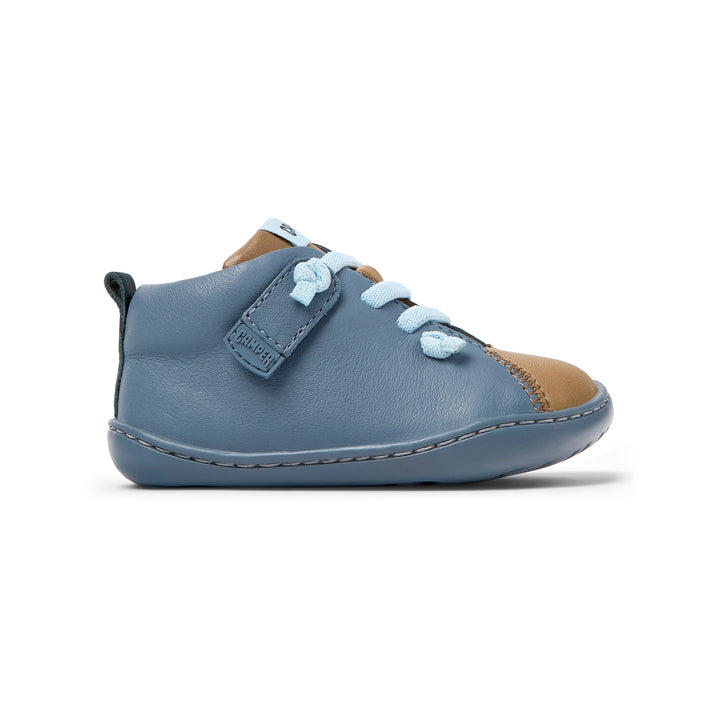 Scarpe in pelle multicolore blu, Peu | Camper per bambini