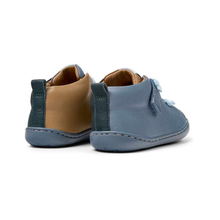 Scarpe in pelle multicolore blu, Peu | Camper per bambini