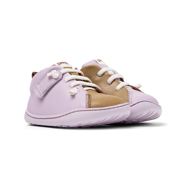 Scarpe in pelle multicolore lilla, Peu | Camper per bambini