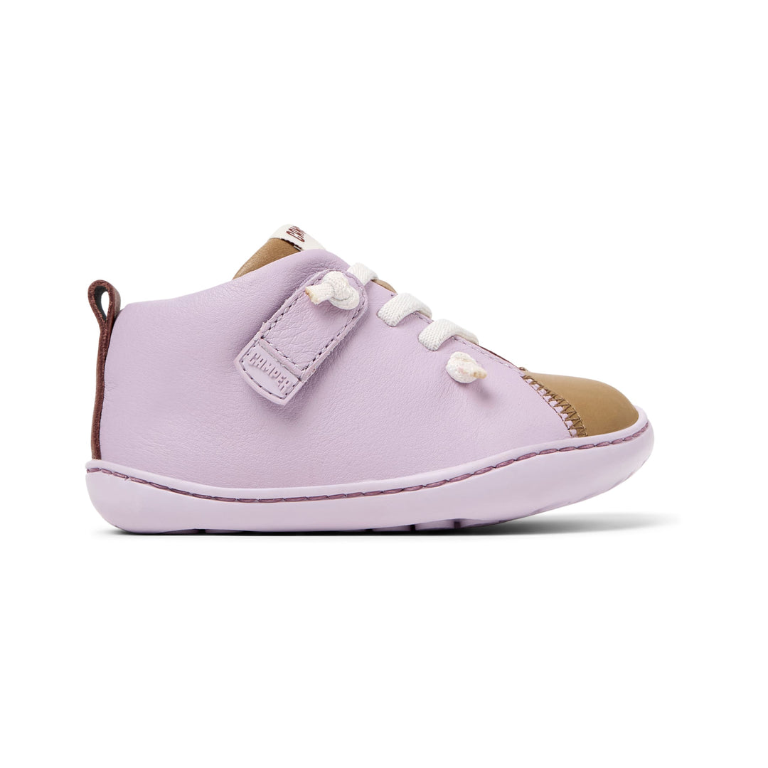 Scarpe in pelle multicolore lilla, Peu | Camper per bambini