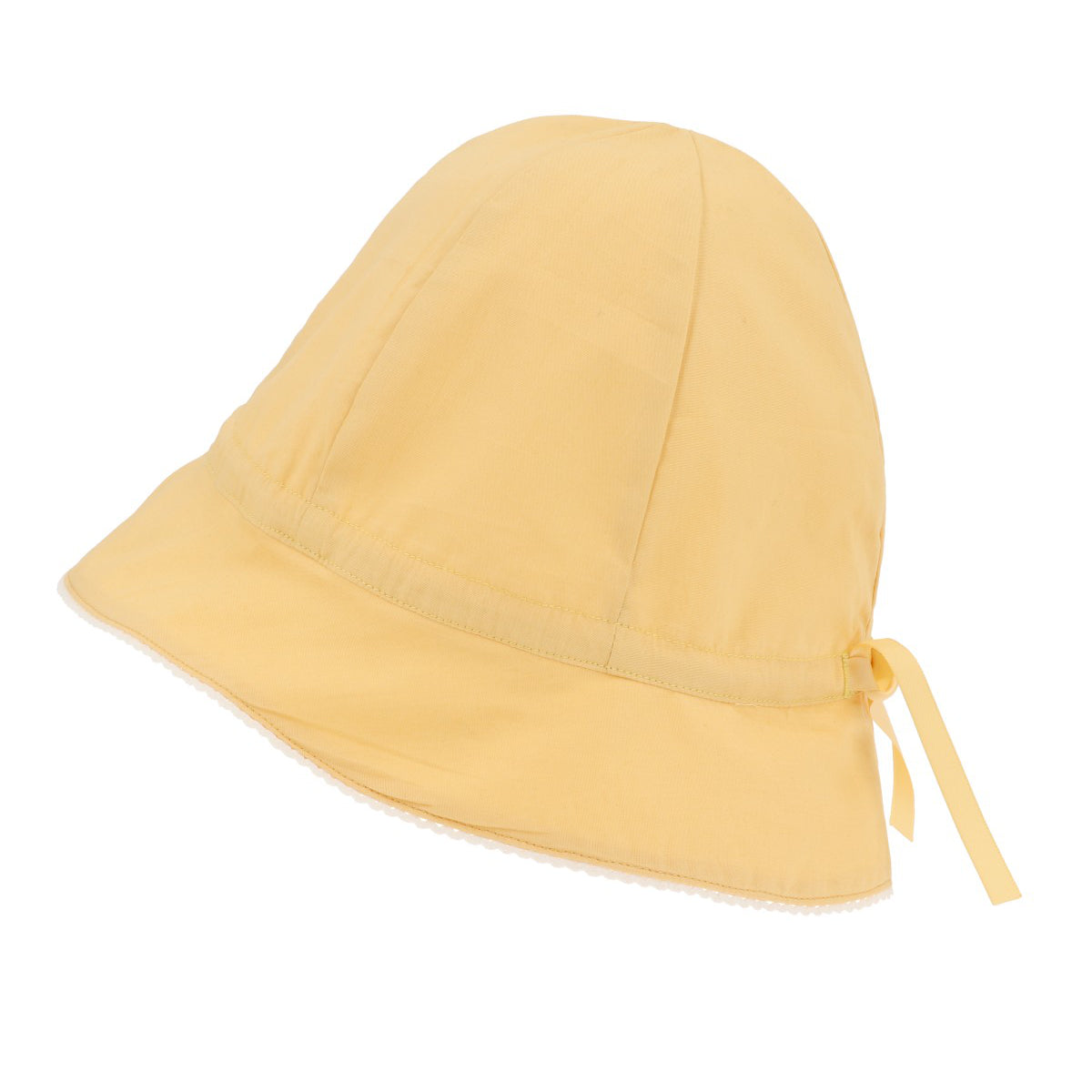 Cappello da sole regolabile in cotone, Yellow