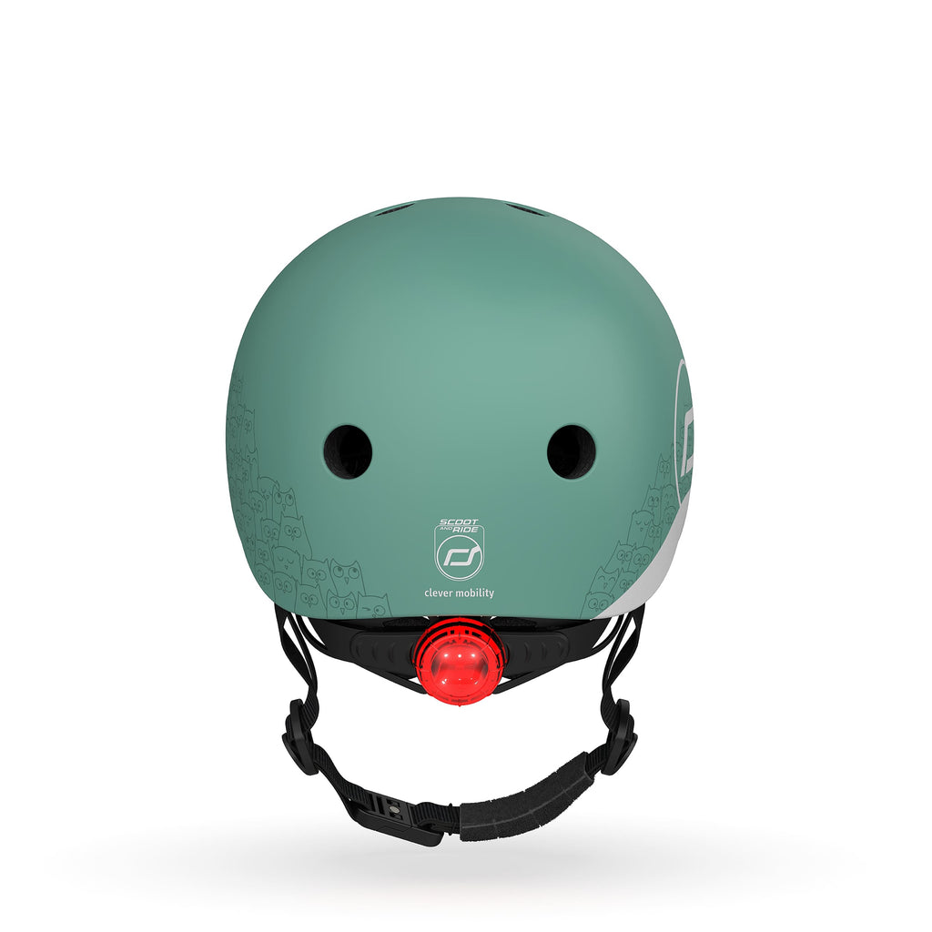 Reflective Helmet for Kids, XXS-S, Forest