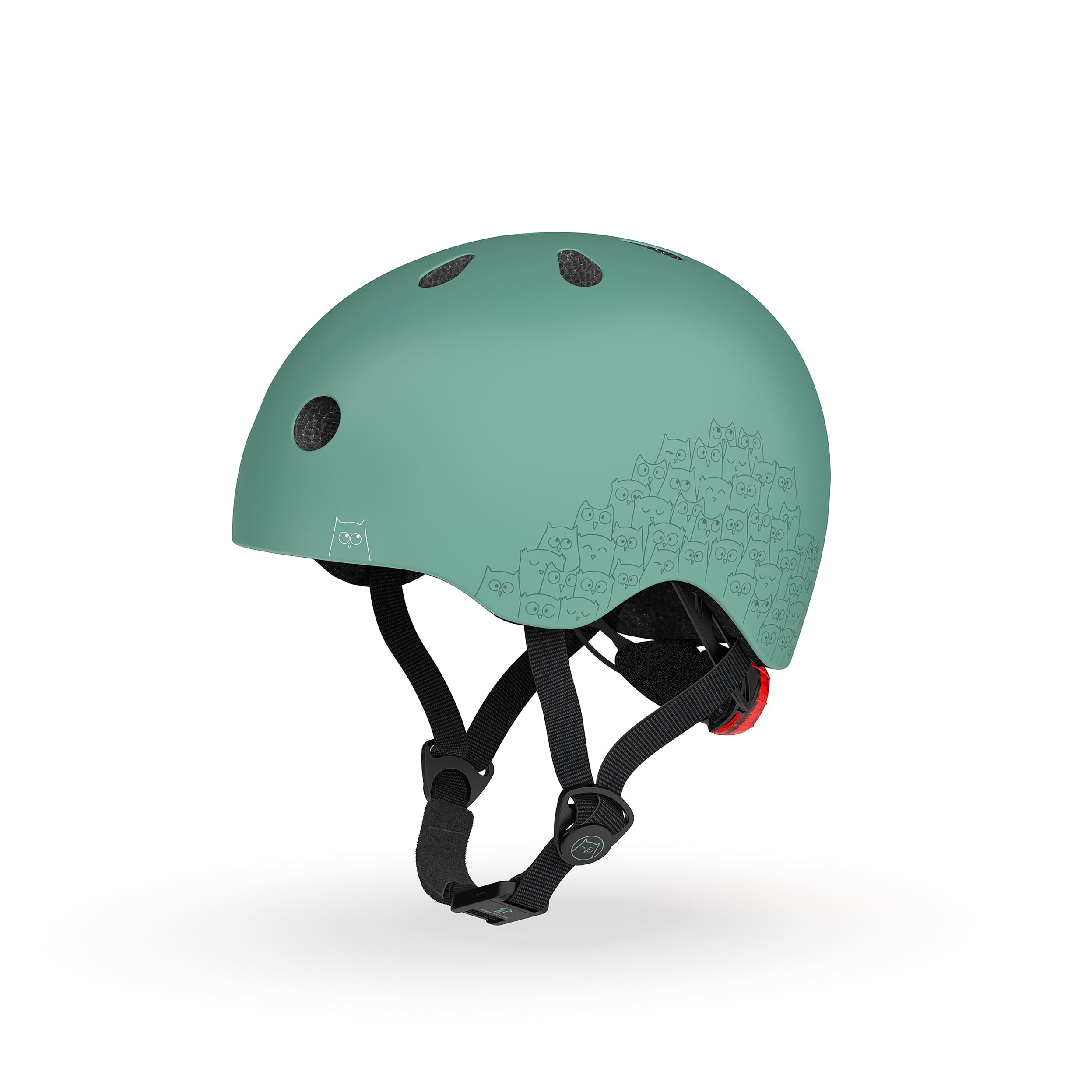 Reflective Helmet for Kids, XXS-S, Forest