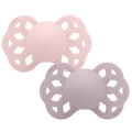 Infinity Blossom/Dusky Lilac Pacifiers, Rubber