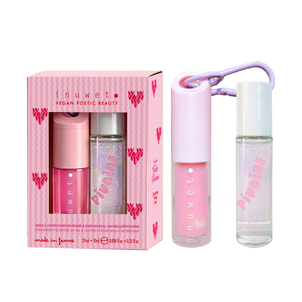 Cofanetto Santamania, Olio labbra e profumo roll-on - inuwet