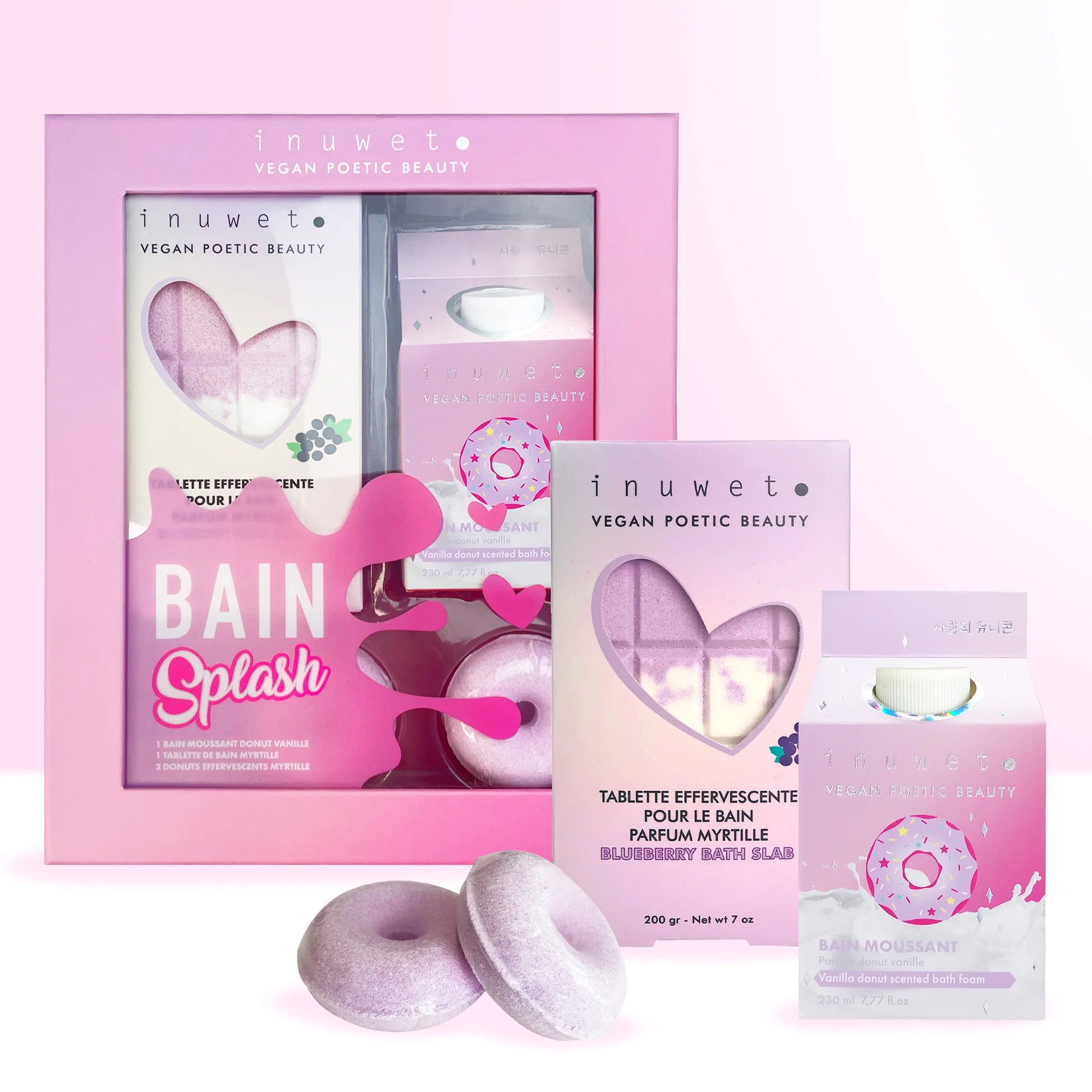 Cofanetto Bagno Splash, Rosa