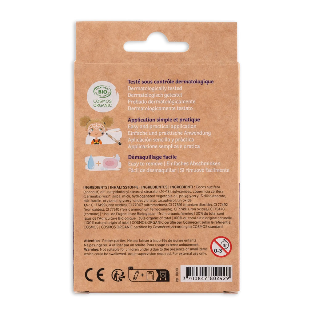 Matite bio face painting 6 colori, Orrore