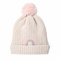 Cappello invernale Arcobaleno pompon (3-6 anni)