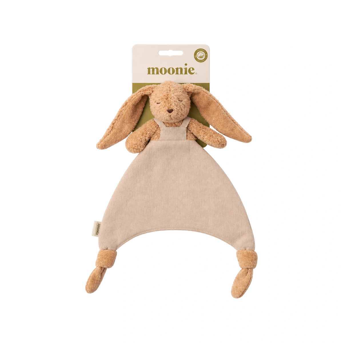 Doudou coniglio in lino e cotone biologico, Cappuccino | Moonie