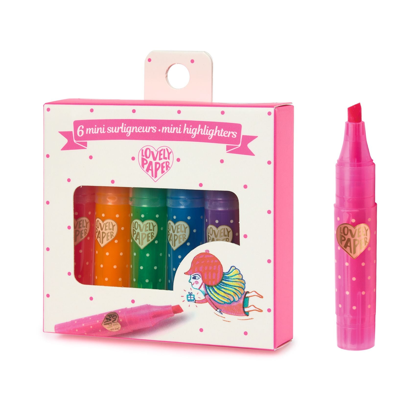 Set 6 mini evidenziatori