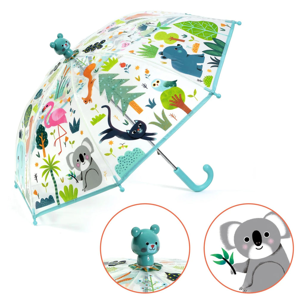 Ombrello per bambini, Orso selvatico – Djeco