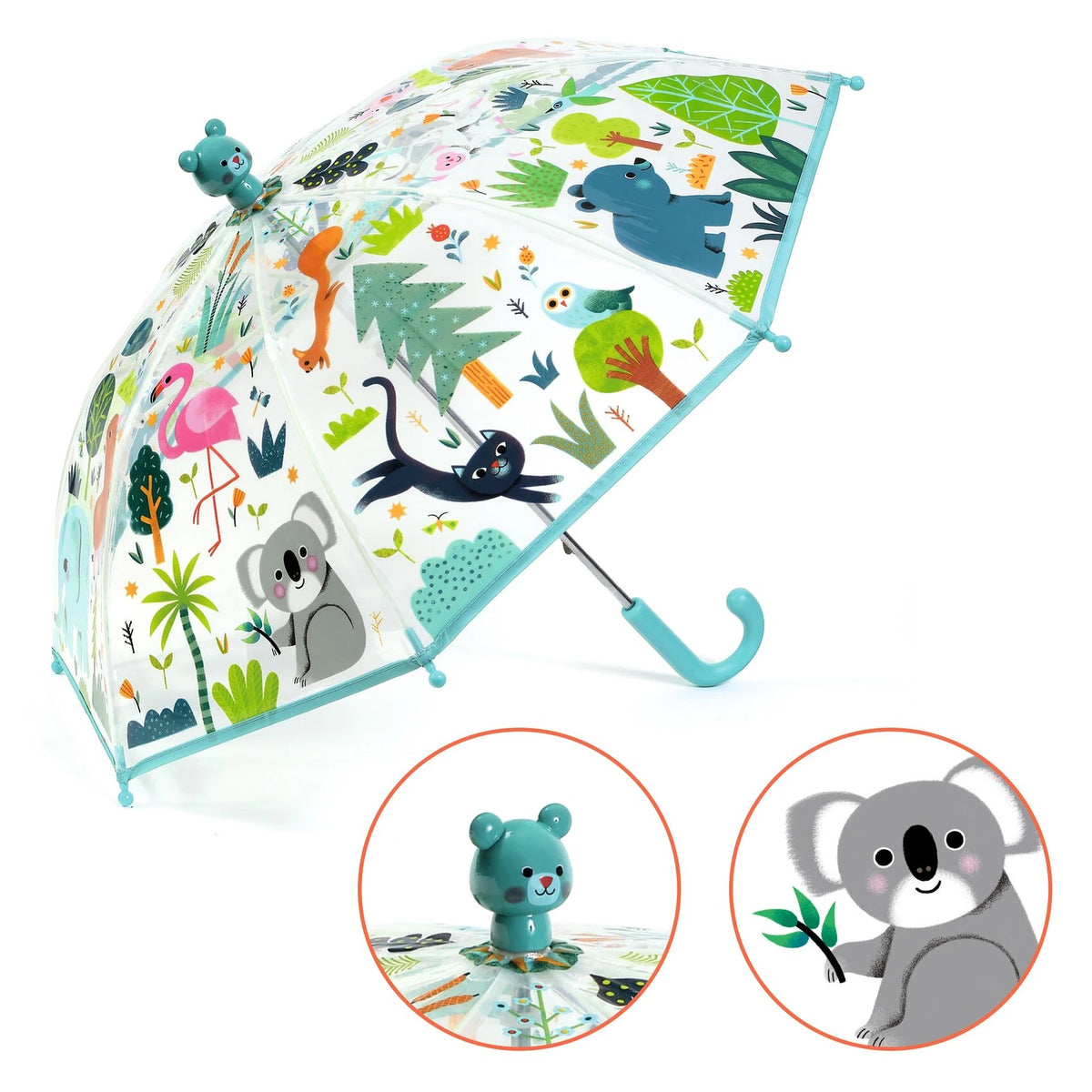 Ombrello per bambini, Orso selvatico – Djeco