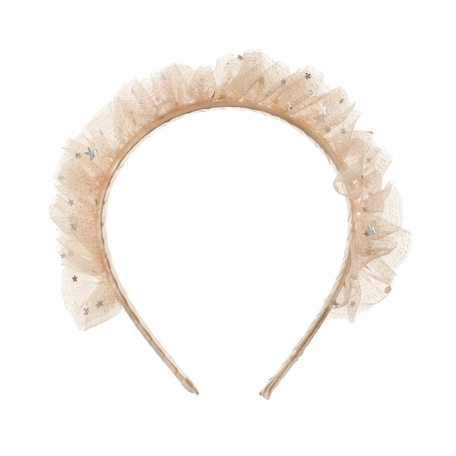 Sparkling tulle ruffle headband