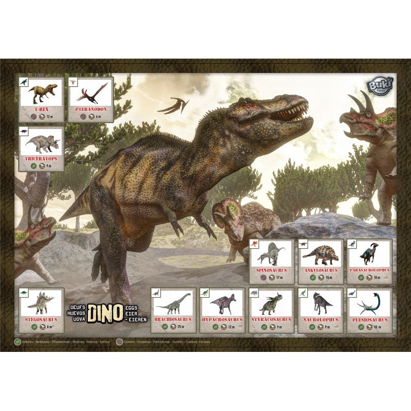 Dinosaur eggs to dig maxi 12pcs