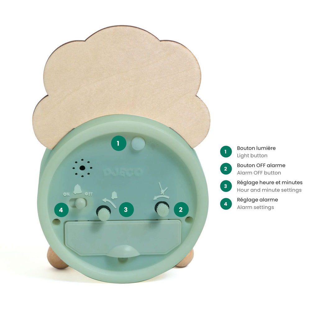 Table alarm clock, Dinosaur