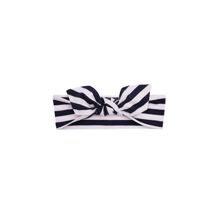 Fascia capelli bimba Navy stripes