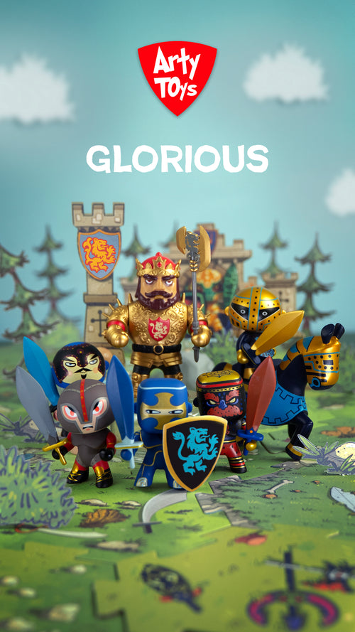 Baldy & Big paf, Glorious Arty toys