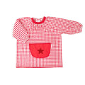 Vichy star apron, Red