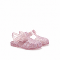 Sandali da mare trasparenti glitter, Rosa
