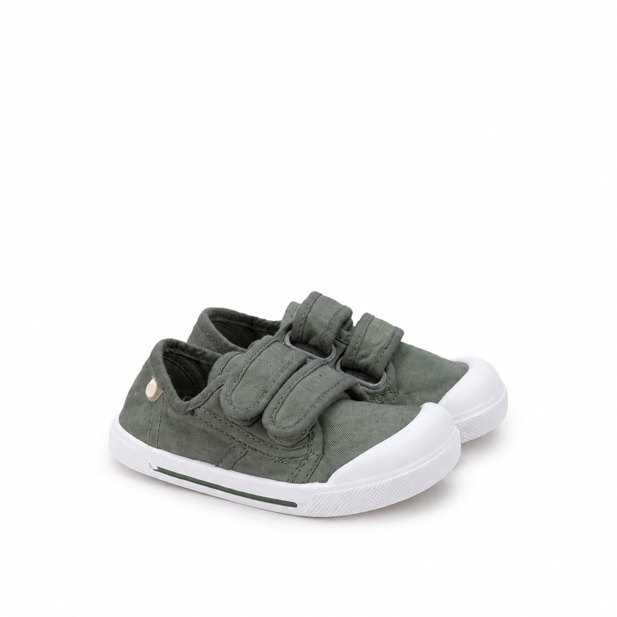 Scarpe in tela concetto barefoot, Kaki