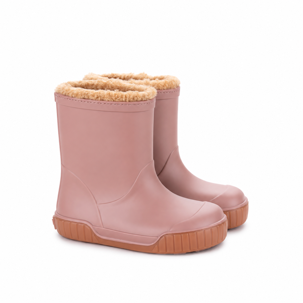 Stivali da pioggia barefoot foderati Pau Rosa