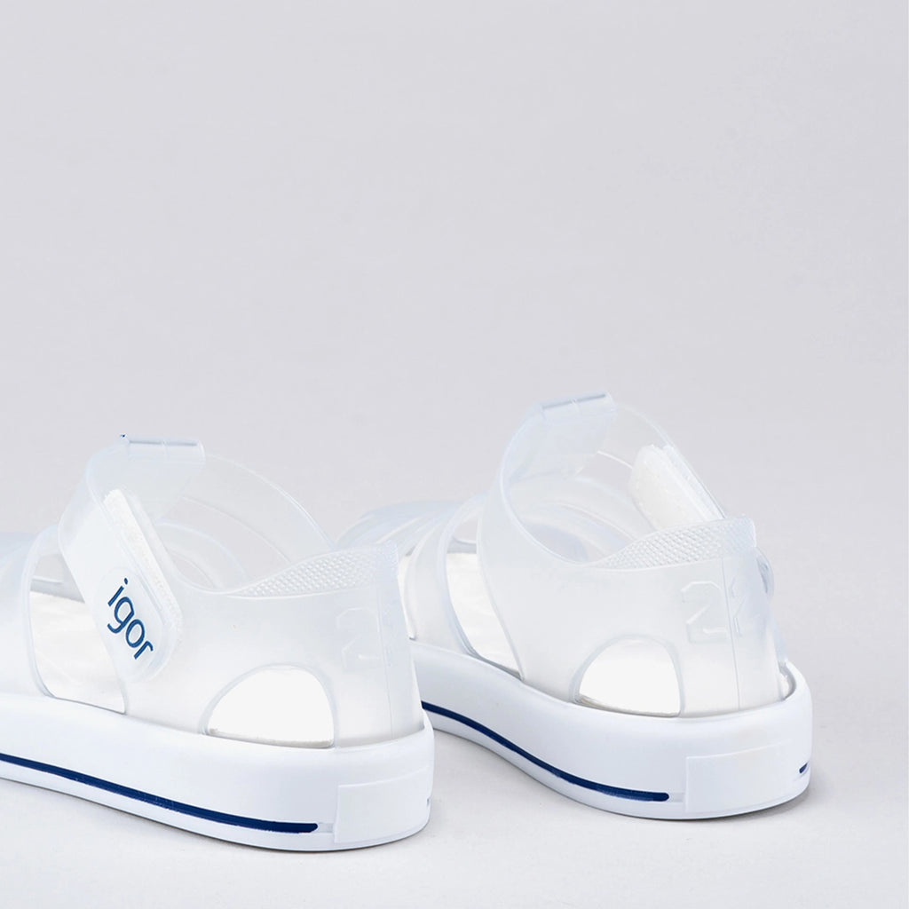 Beach Sandals, Transparent Jelly