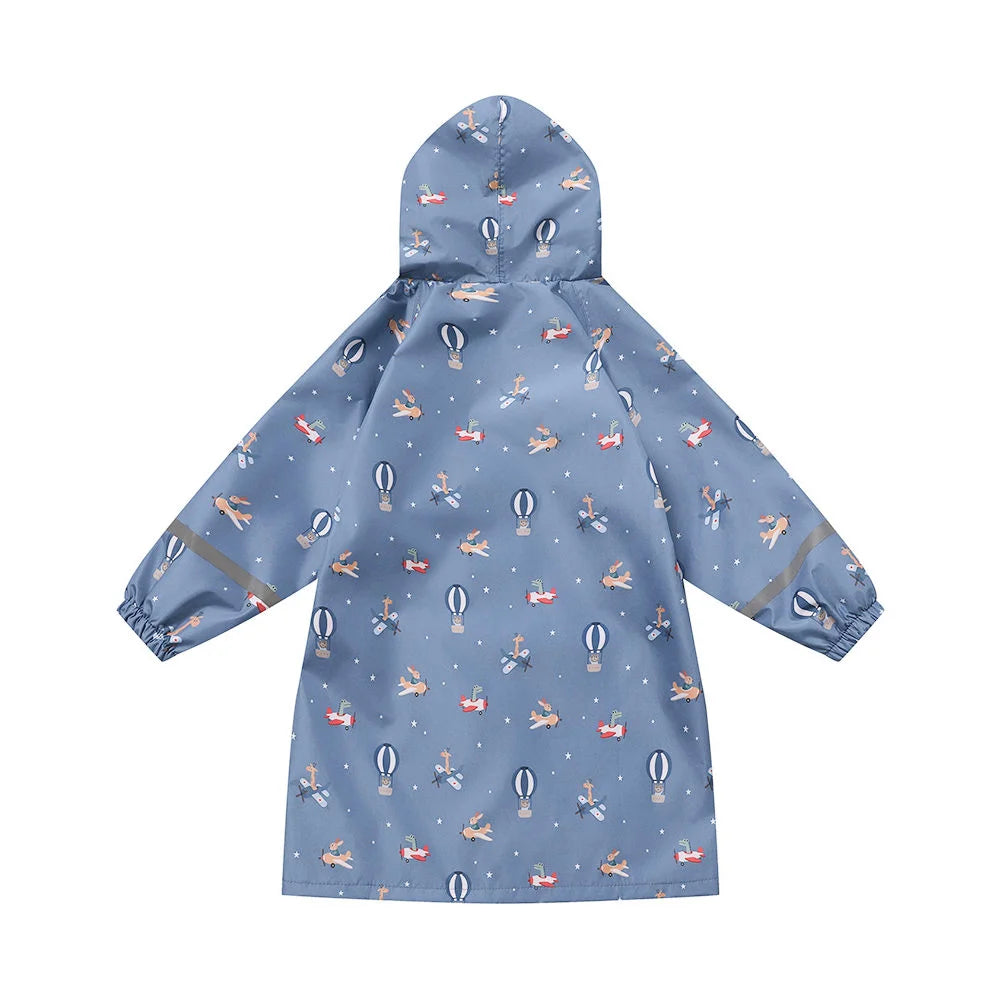 Raincoat with hood, Airplanes