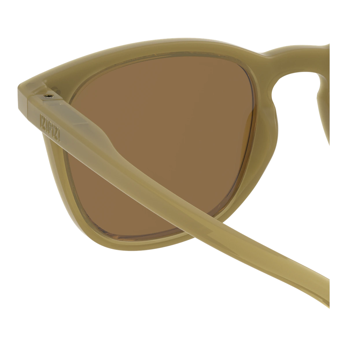 IZIPIZI #E Olive sunglasses, ages 3-5 and 5-7 — inner frame detail