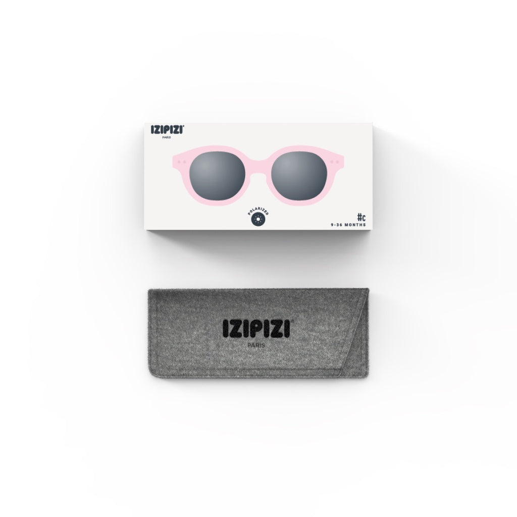 Polarized and flexible sunglasses 9-36 months, Retro Pastel pink