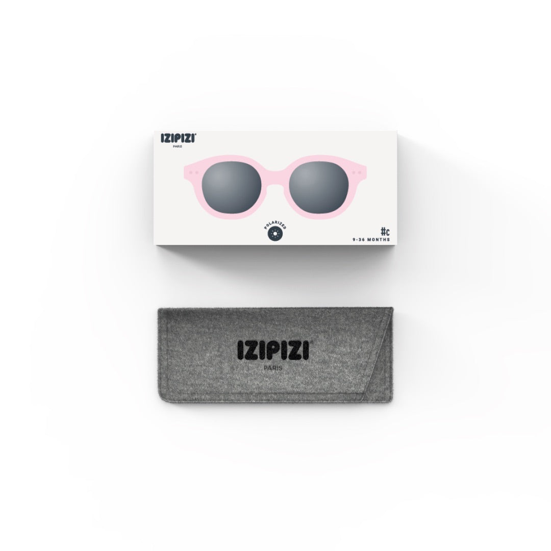 Polarized and flexible sunglasses 9-36 months, Retro Pastel pink