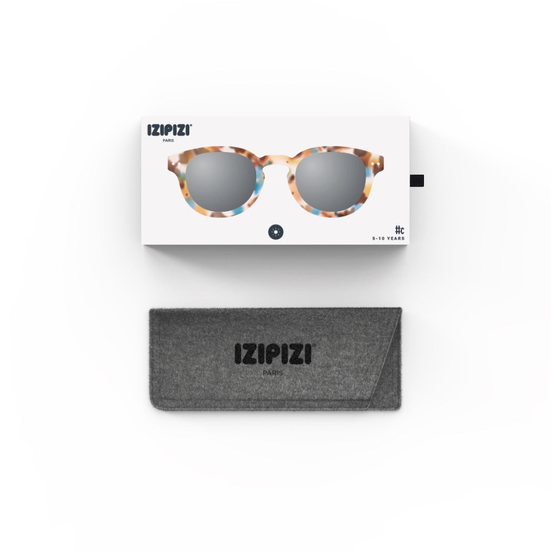 Izipizi | Occhiali da sole bambini flessibili, 5-10 anni Blue tortoise