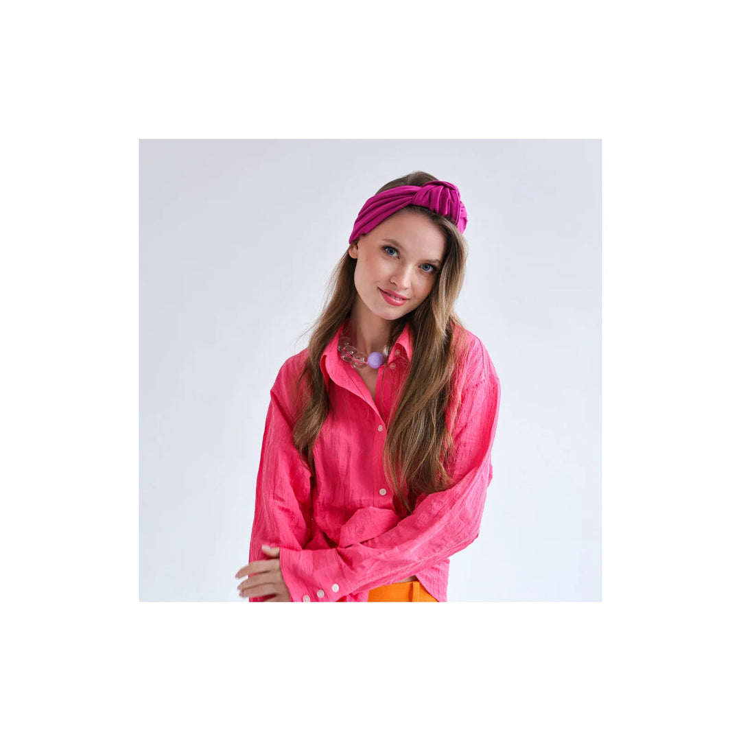 Fascia capelli bimba Fuchsia