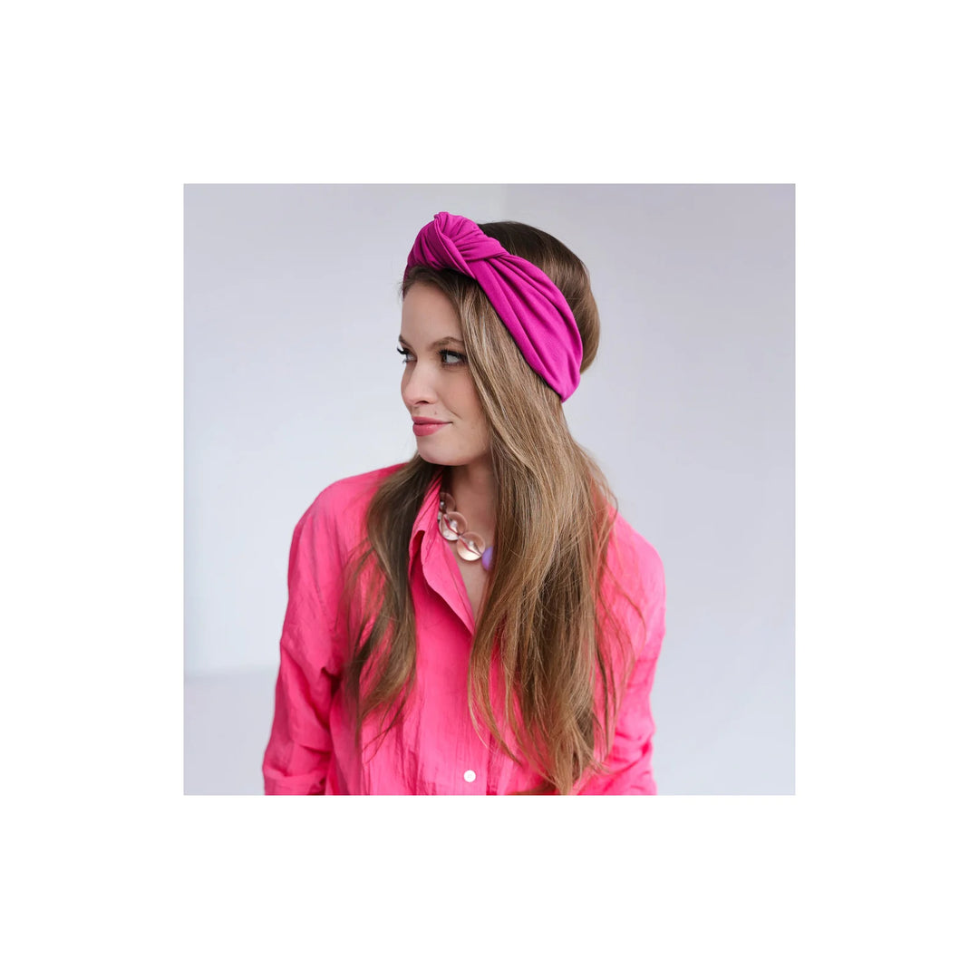 Fascia capelli bimba Fuchsia