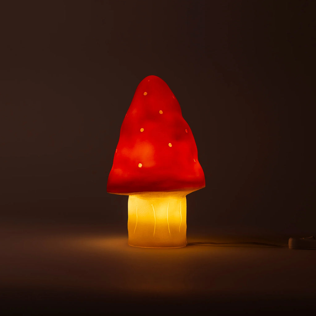 Lampada da notte Fungo piccolo rosso