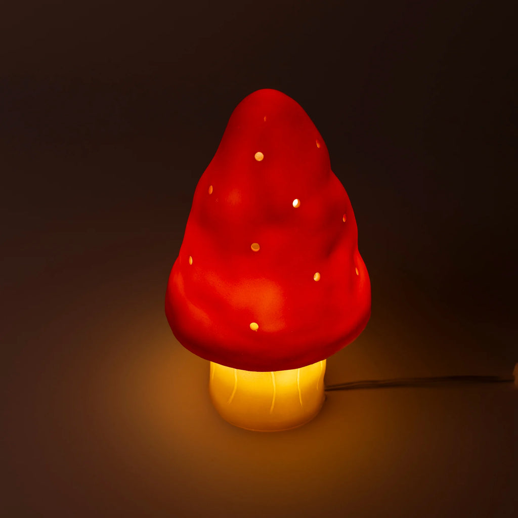 Lampada da notte Fungo piccolo rosso
