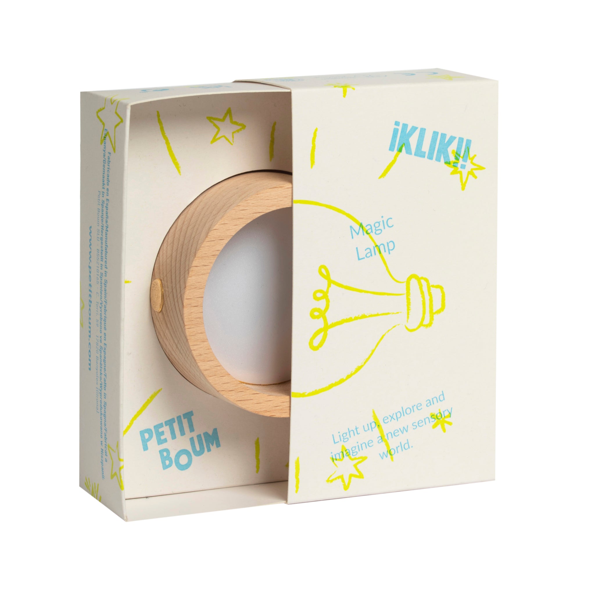 Petit boum Luce magica (per bottiglie sensoriali)