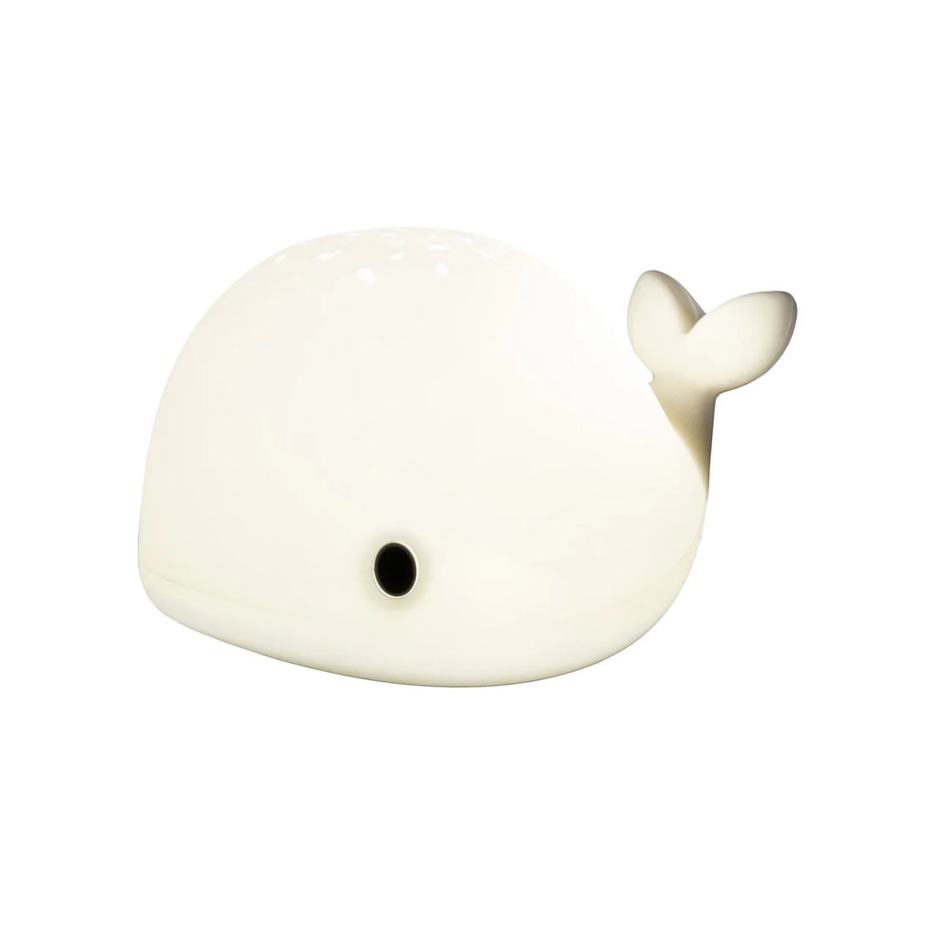 Silicone color-changing night light, Whale white