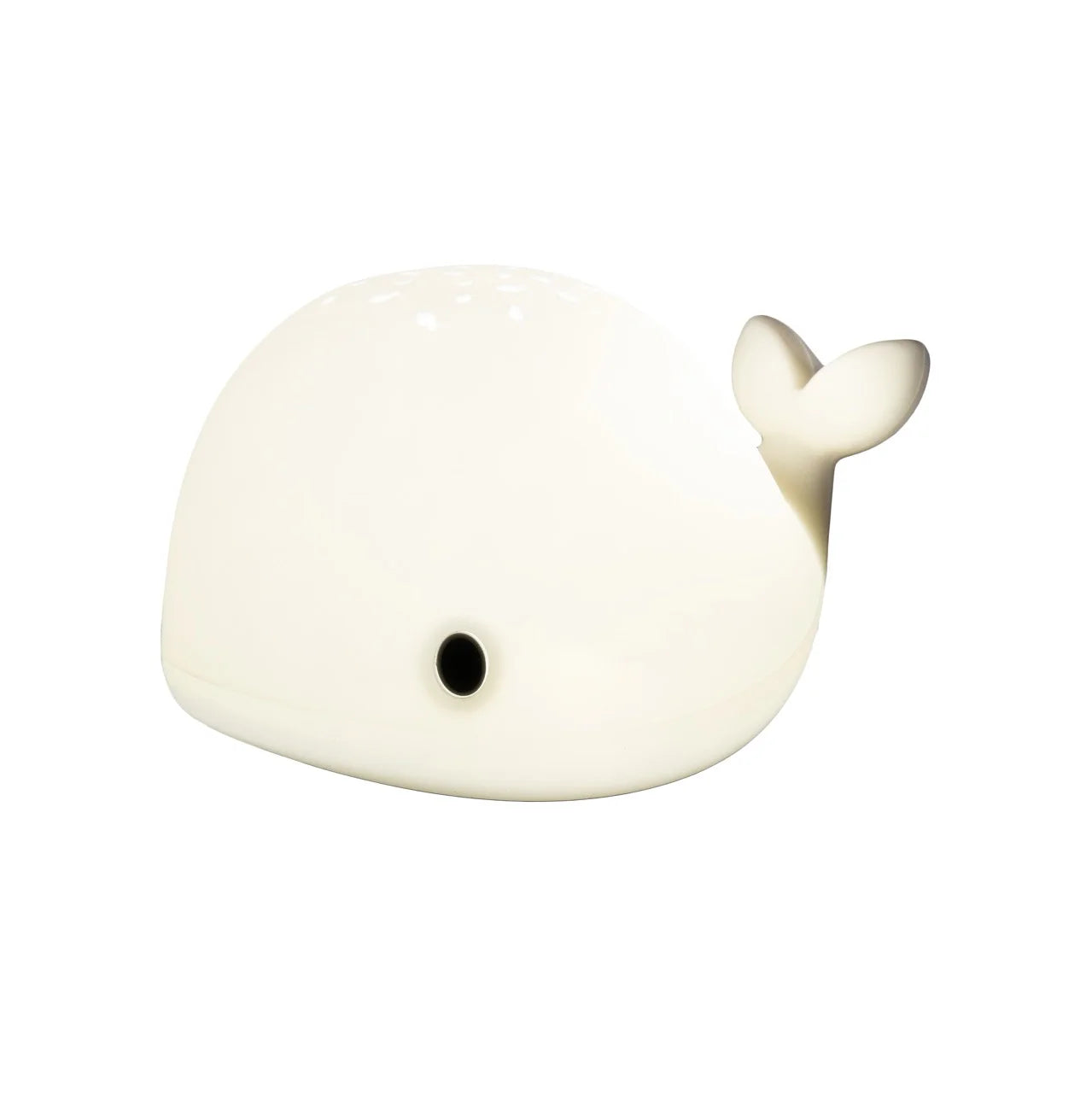 Silicone color-changing night light, Whale white