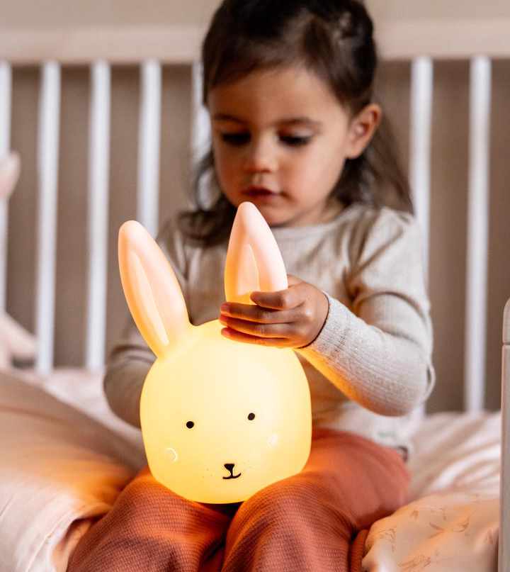 Luce notturna touch in silicone, Coniglio