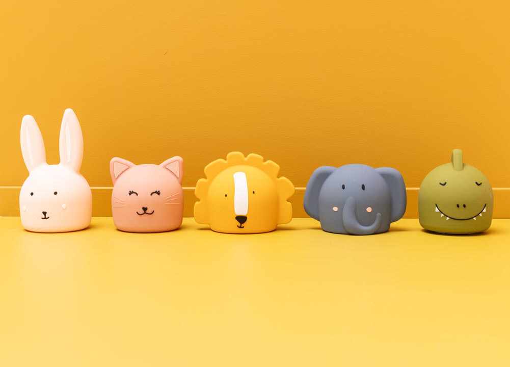Luce notturna touch in silicone, Dinosauro