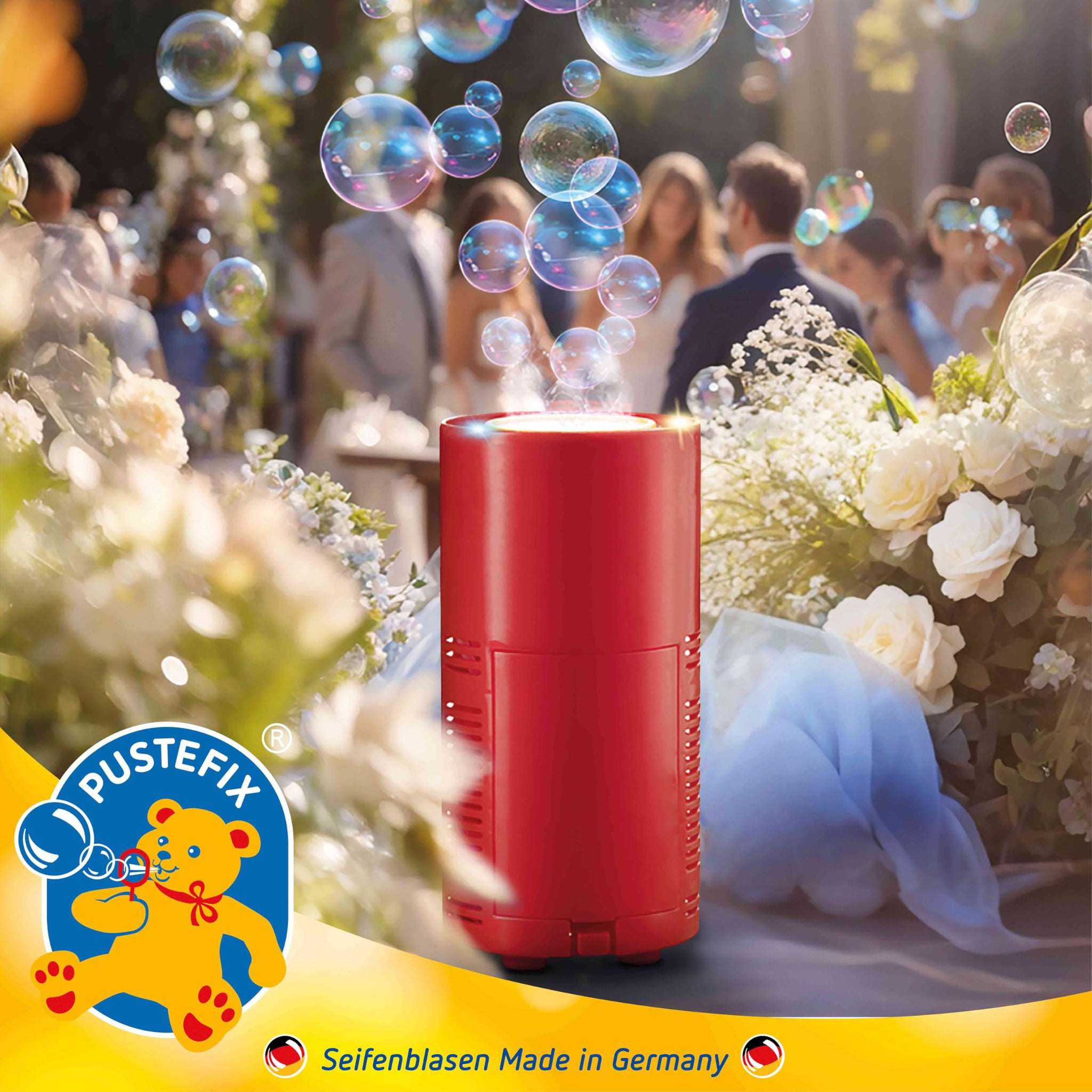 Macchina spara bolle di sapone con luci LED