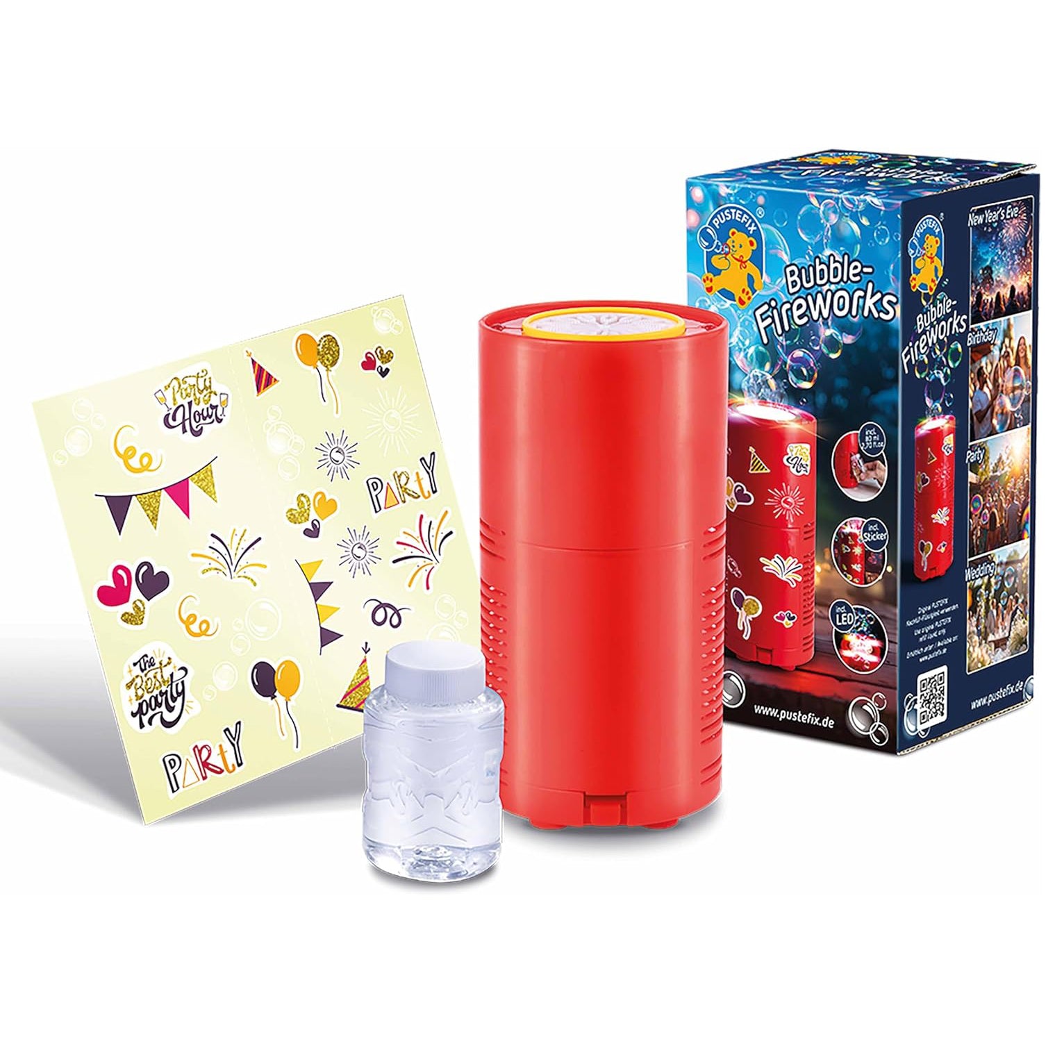 Macchina spara bolle di sapone con luci LED