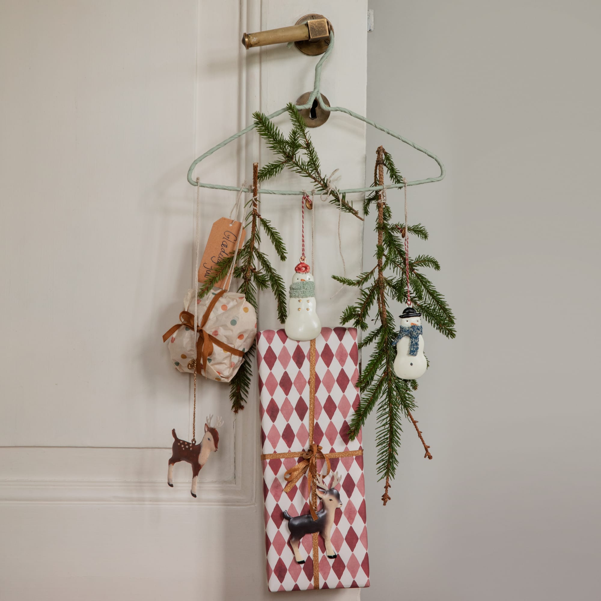 Metal Christmas ornament, Bambi