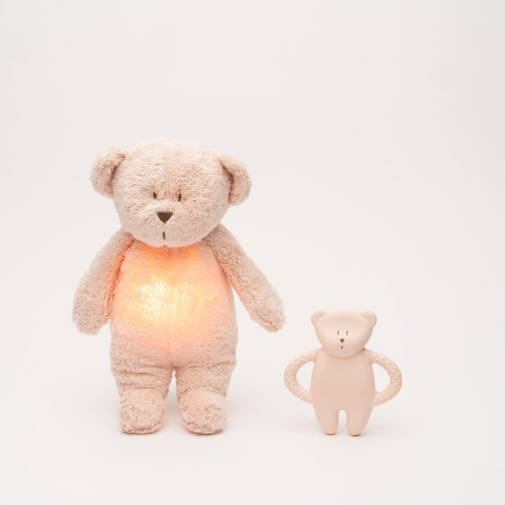 Organic natural rubber teether, Moonie rose