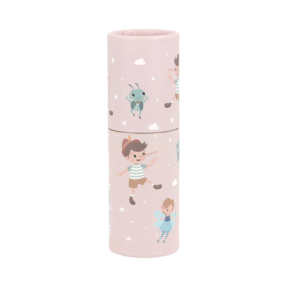 Tube of 12 small colored pencils, Pinocchio
