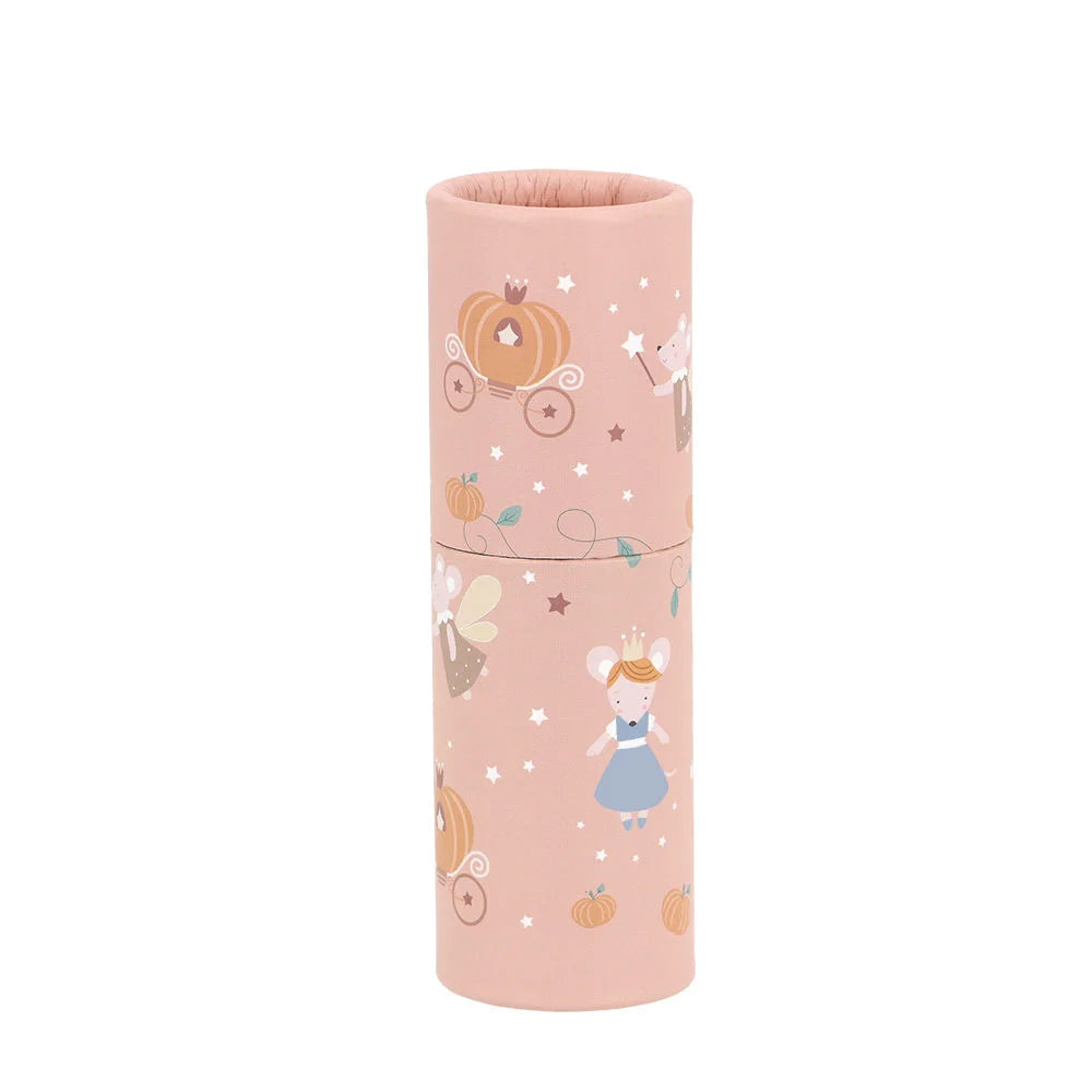 Tube of 12 small colored pencils, Mouse fairies